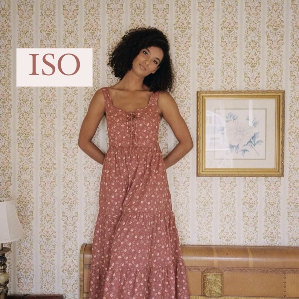 ISO* Christy Dawn ‘Adele’ dress in Red Oat floral